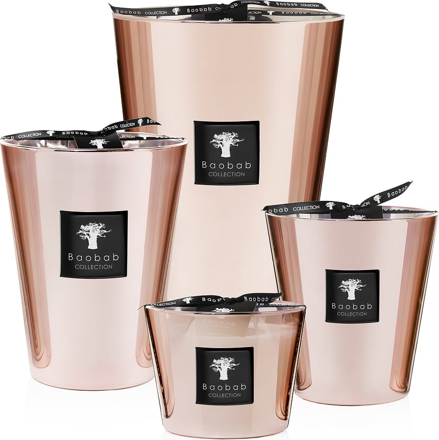 Vela aromática Exclusives Les Roseum, 35 cm