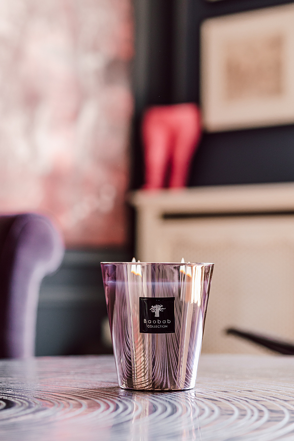 Vela aromática Exclusives Les Roseum, 35 cm