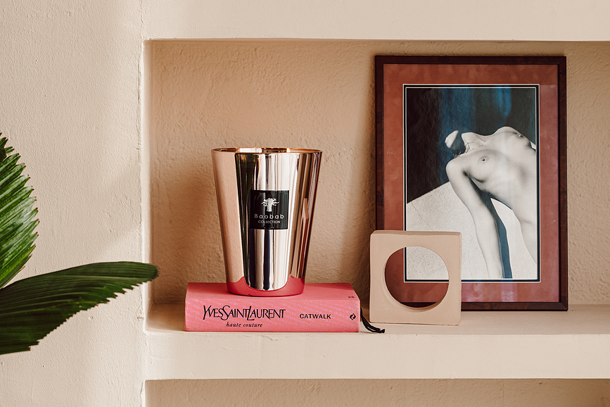 Vela aromática Exclusives Platinum, 10 cm