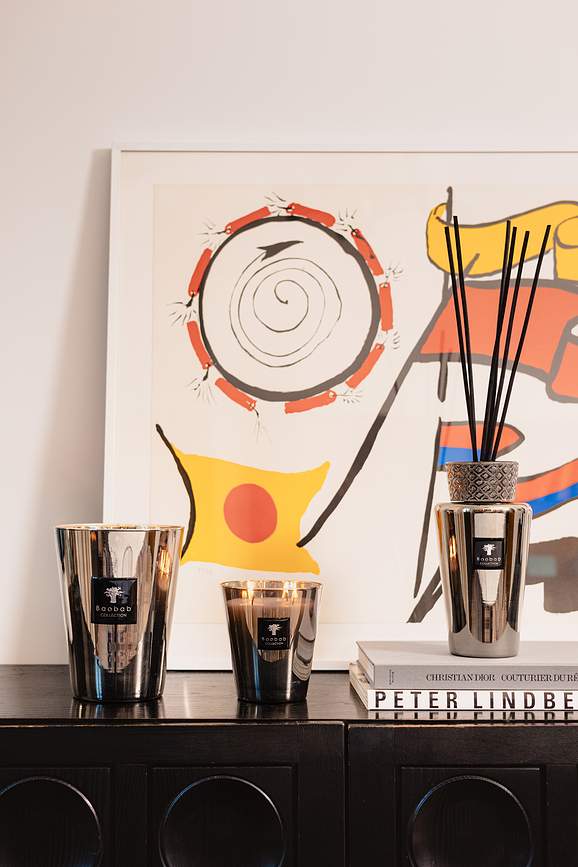 Vela aromática Exclusives Platinum, 10 cm