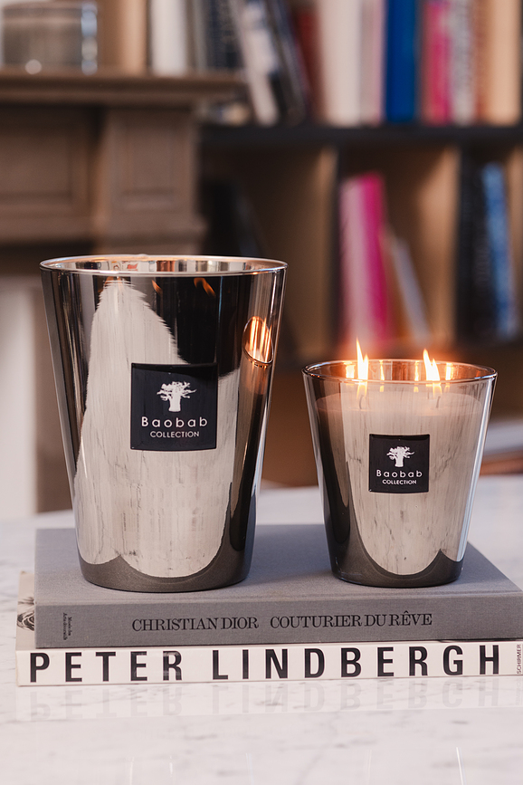 Vela aromática Exclusives Platinum, 10 cm