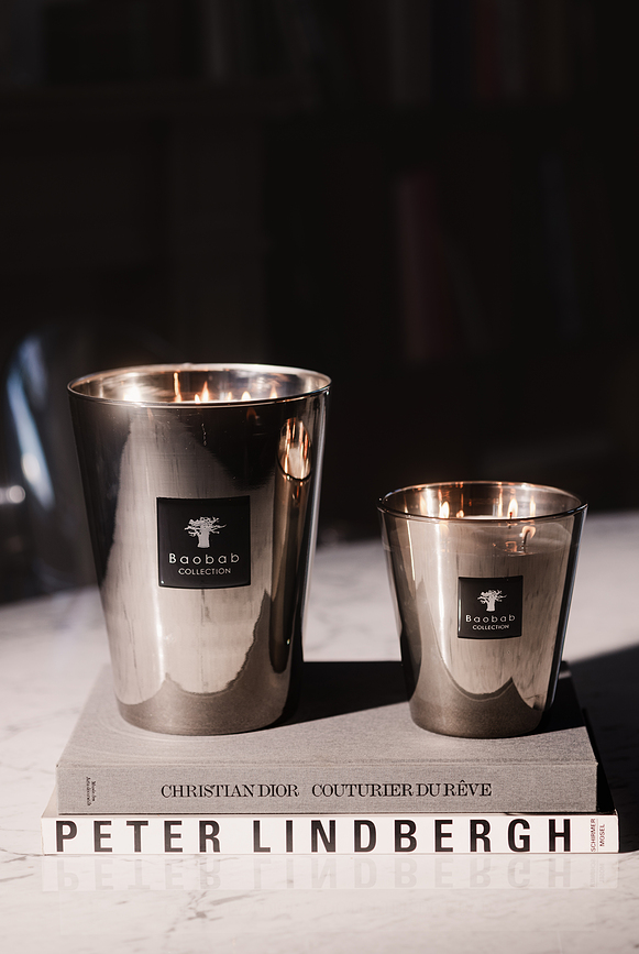 Vela aromática Exclusives Platinum, 10 cm