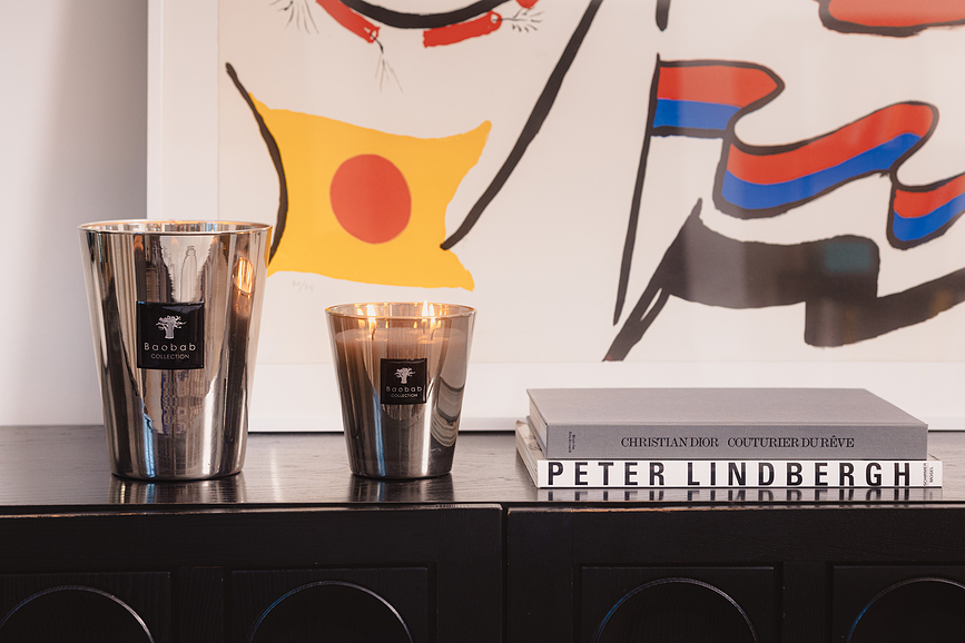 Vela aromática Exclusives Platinum, 10 cm