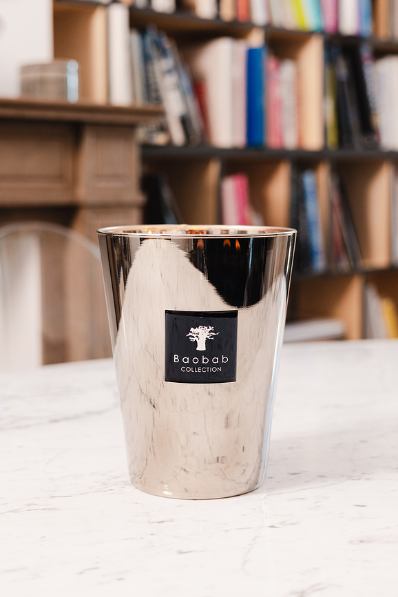 Vela aromática Exclusives Platinum, 10 cm