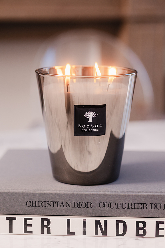 Vela aromática Exclusives Platinum, 10 cm