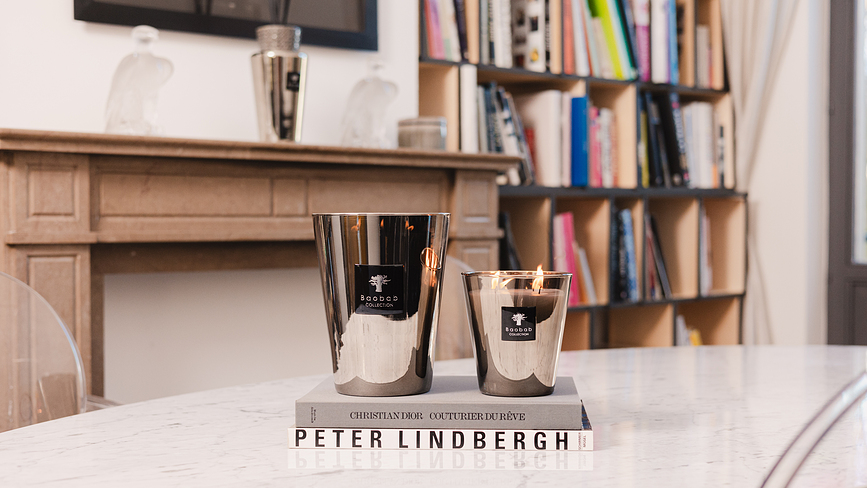 Vela aromática Exclusives Platinum, 10 cm