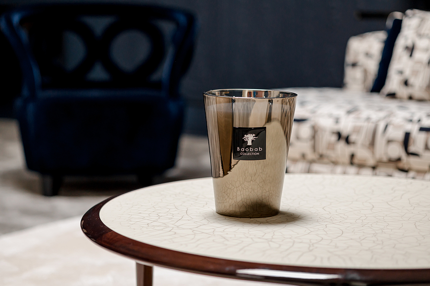 Vela aromática Exclusives Platinum, 10 cm