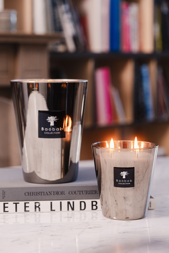 Vela aromática Exclusives Platinum, 10 cm