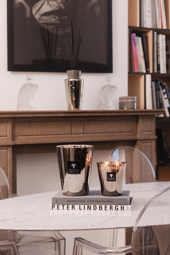 Vela aromática Exclusives Platinum, 10 cm