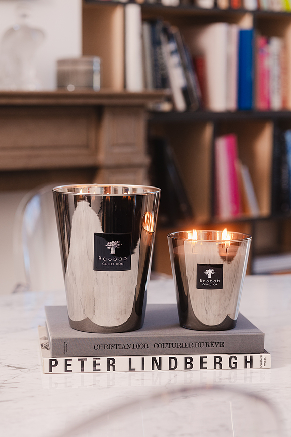 Vela aromática Exclusives Platinum, 10 cm