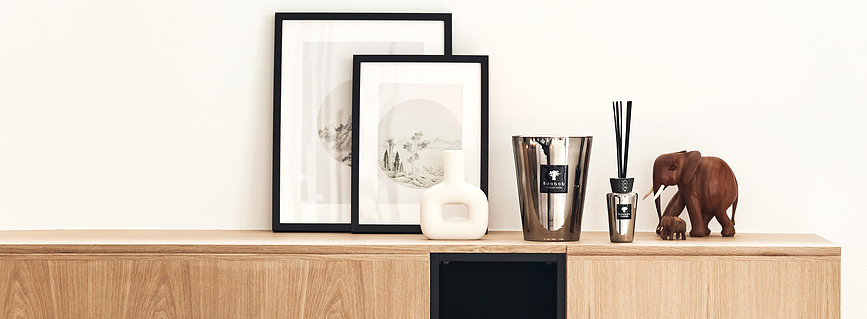 Vela aromática Exclusives Platinum, 10 cm