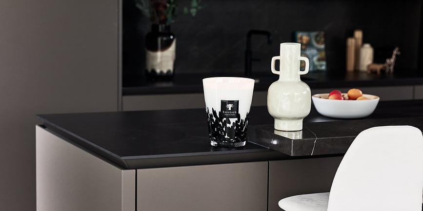 Vela aromática Feathers, 35 cm