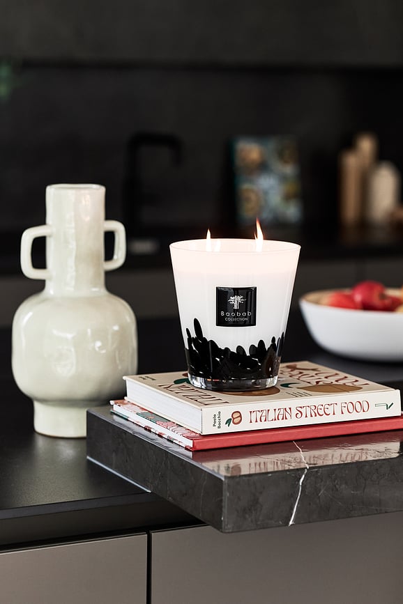 Vela aromática Feathers, 35 cm