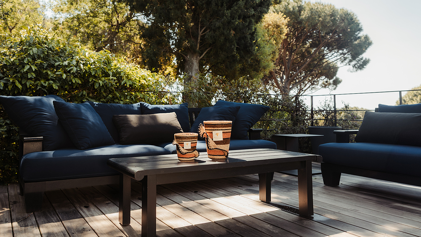 Vela Aromática Fety Anjara, 35 cm, kaki