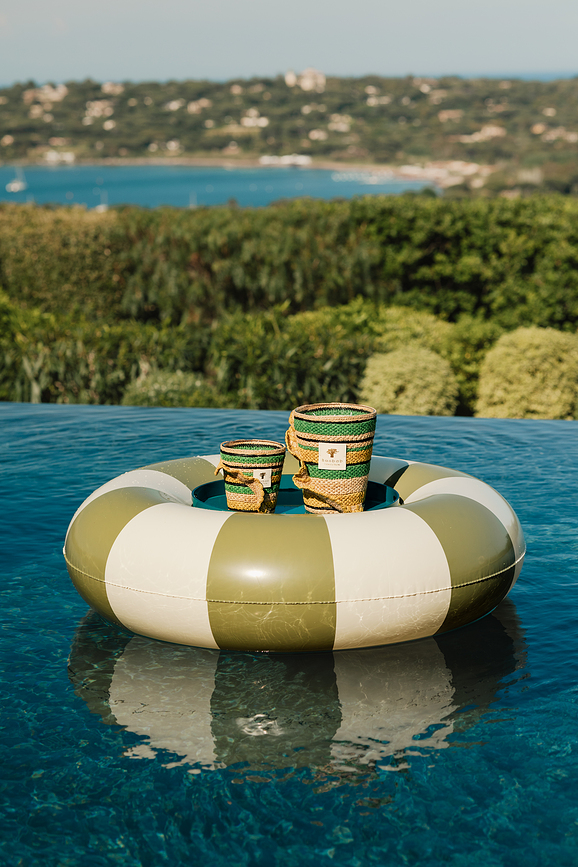 Vela aromática Fety Milalao, 35 cm, verde