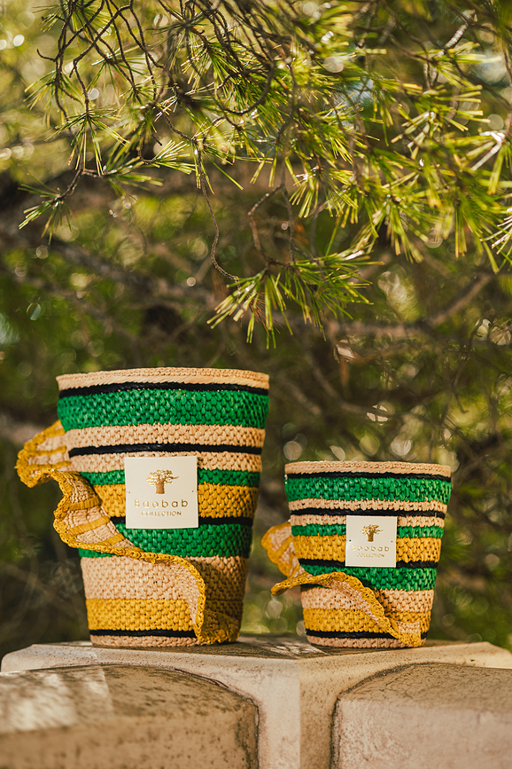 Vela aromática Fety Milalao, 35 cm, verde