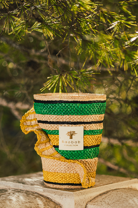 Vela aromática Fety Milalao, 35 cm, verde