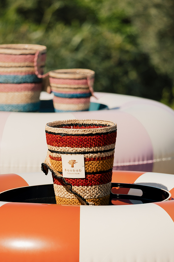 Vela aromática Fety Velona, 35 cm, ocre