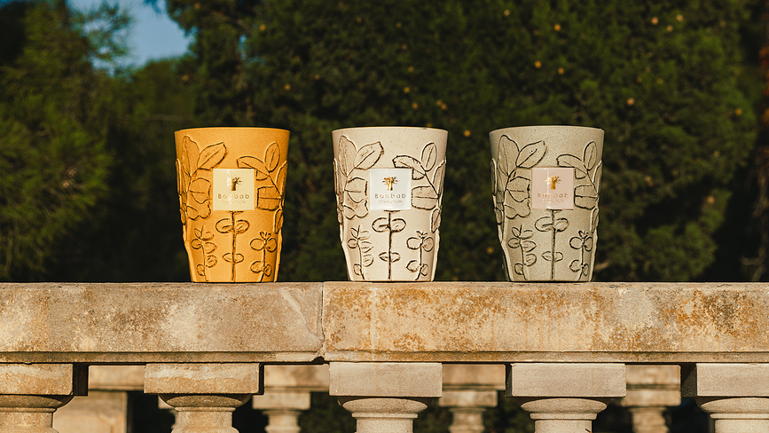 Vela aromática Folia Calanque, 35 cm