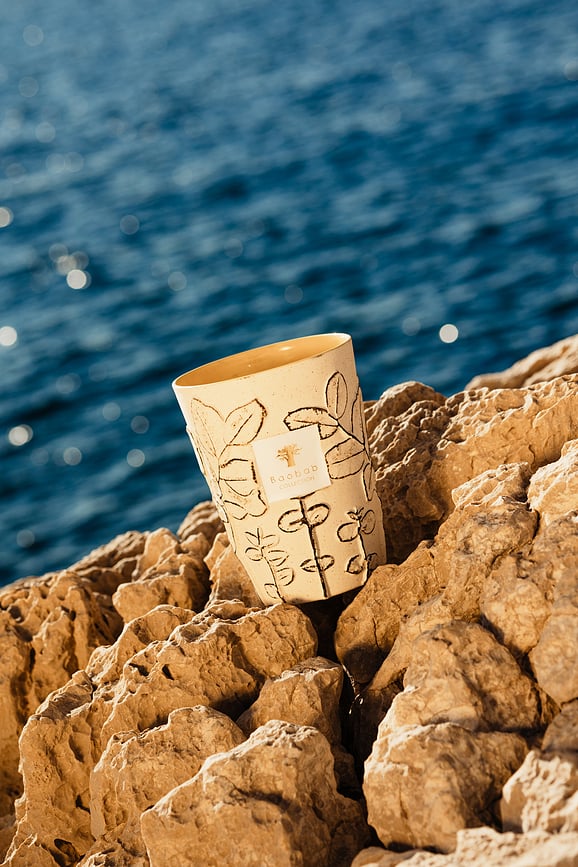 Vela aromática Folia Calanque, 35 cm