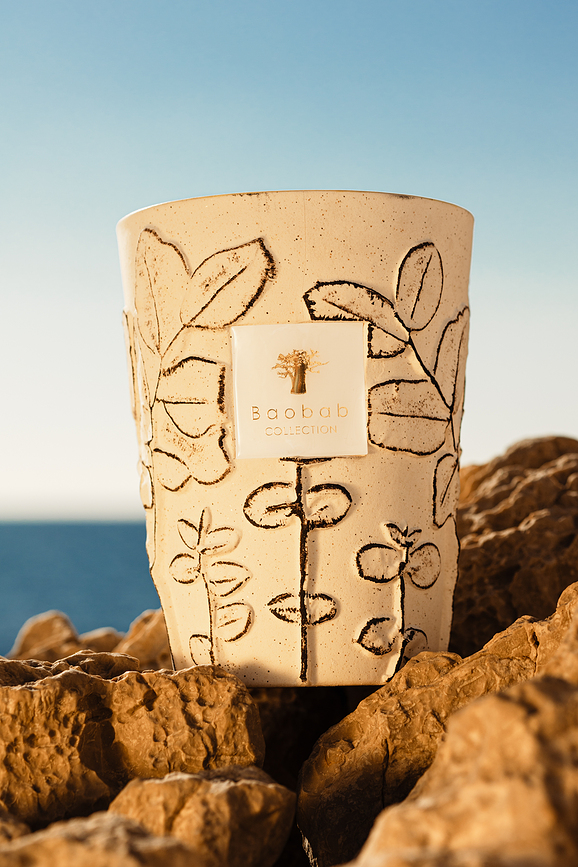 Vela aromática Folia Calanque, 35 cm