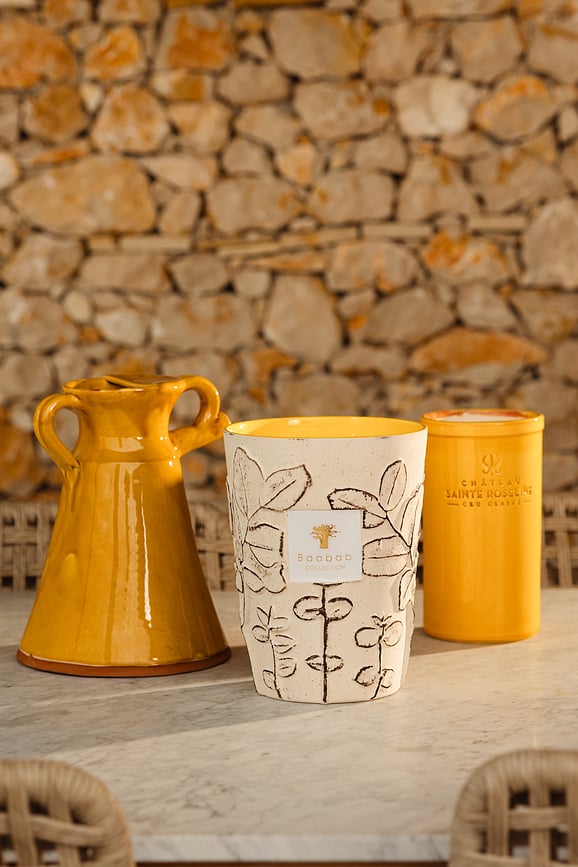 Vela aromática Folia Calanque, 35 cm