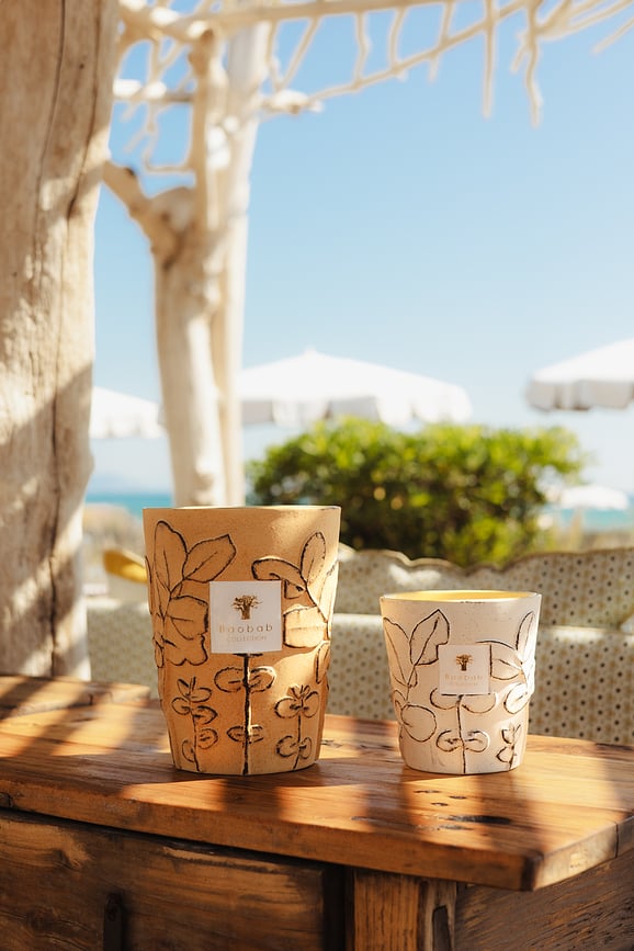 Vela aromática Folia Calanque, 35 cm