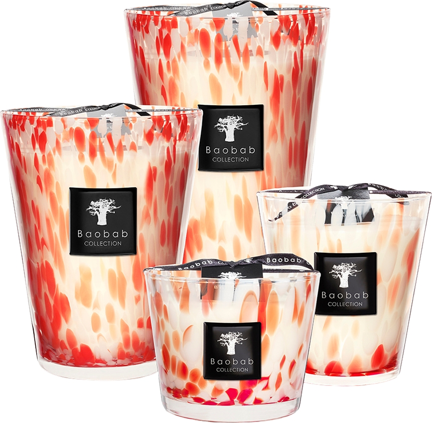 Vela aromática Pearls Coral, 10 cm