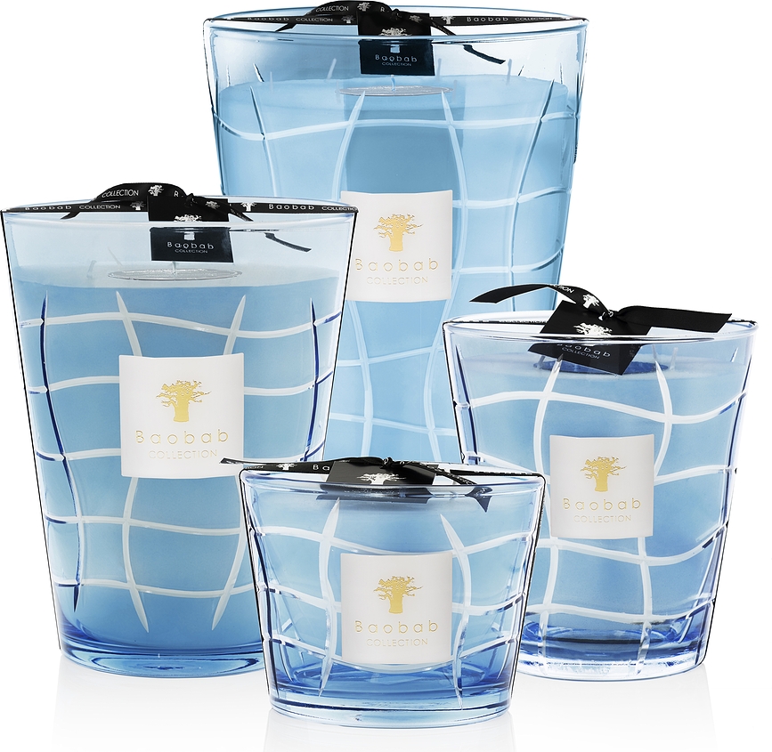 Vela aromática Waves Belharra, 16 cm