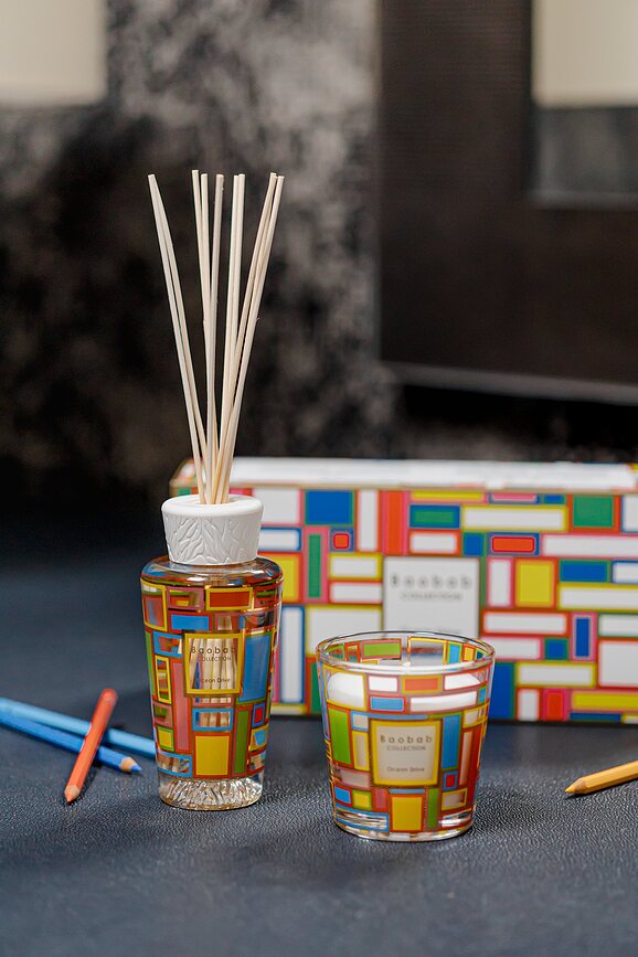 Vela y Difusor Aromático My First Baobab, fragancia Ocean Drive, Set de 2 piezas