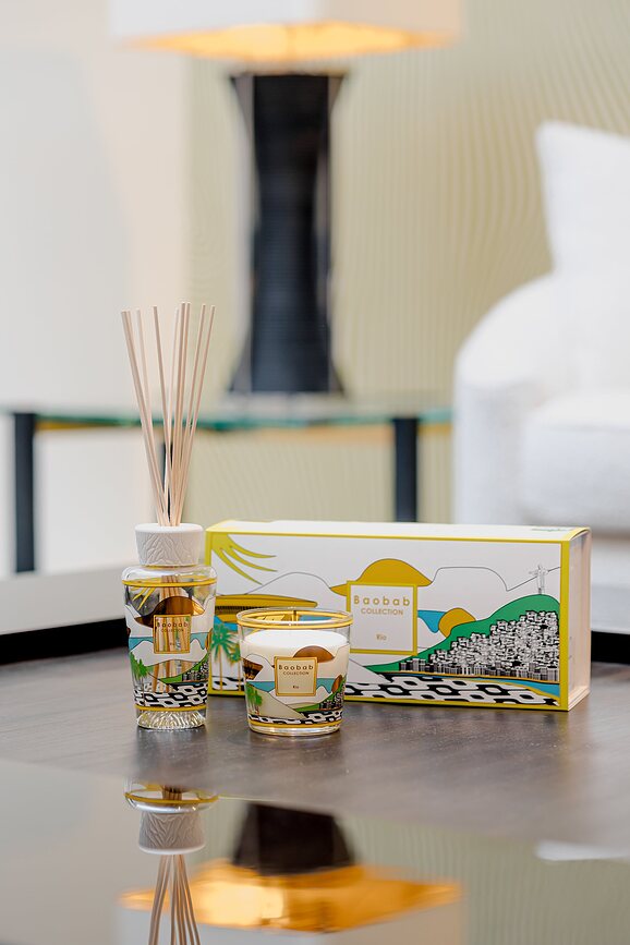 Vela y Difusor aromático My First Baobab Gift Rio, Set de 2 piezas