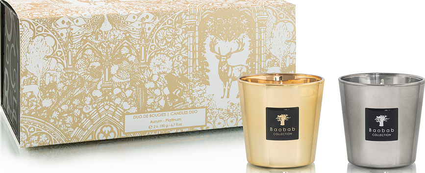Velas aromáticas Les Exclusives, Pack de 2