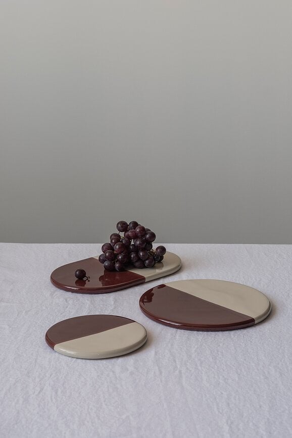 Bandeja Nuna, 20 x 34 cm, blanca