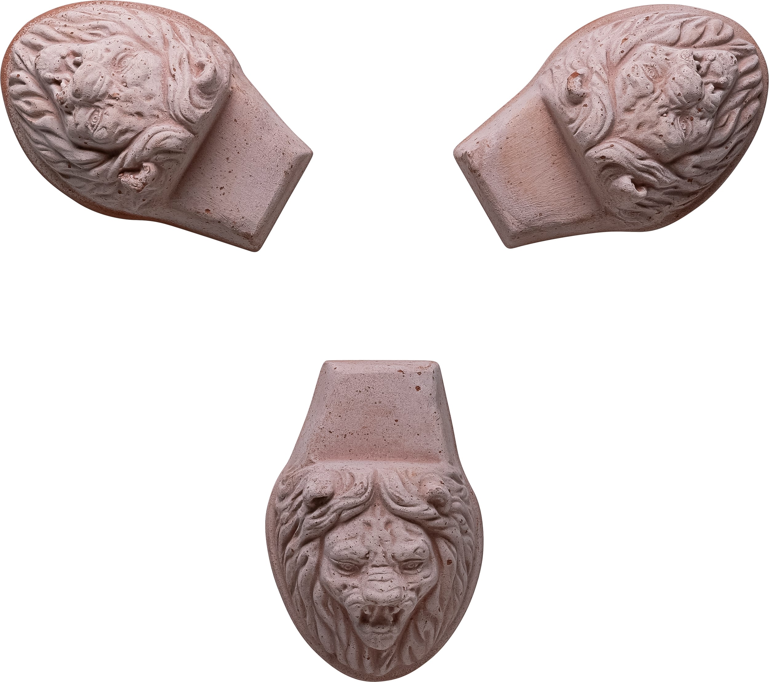 Bergs Potter Lion Head Blumentopffüße rosa