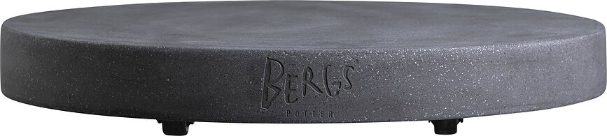 Bergs Potter Rolling Stone Voziček za lonce, 25 cm, siv