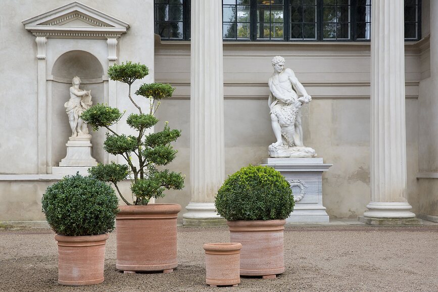 Cilindro Vrtni lonec, 40 cm, roza