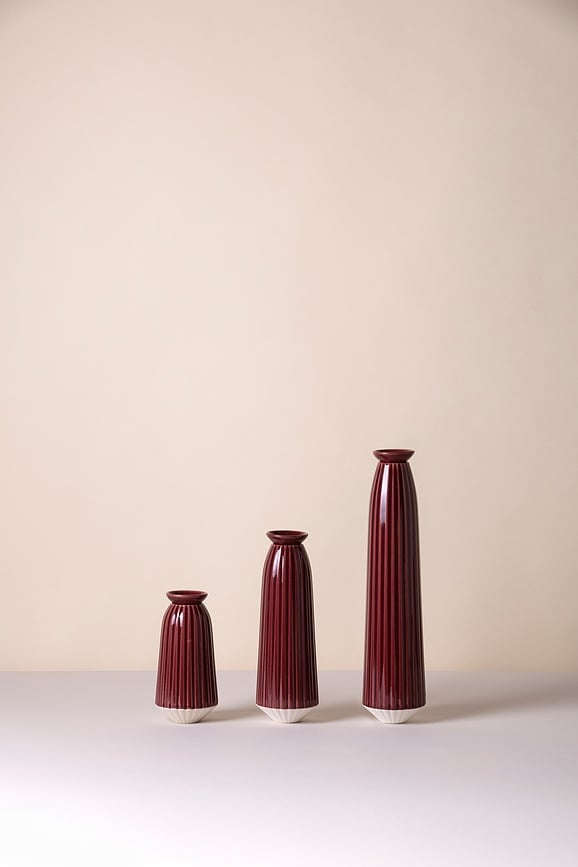 Cove Namakalnik za rože, 700 ml, bordo