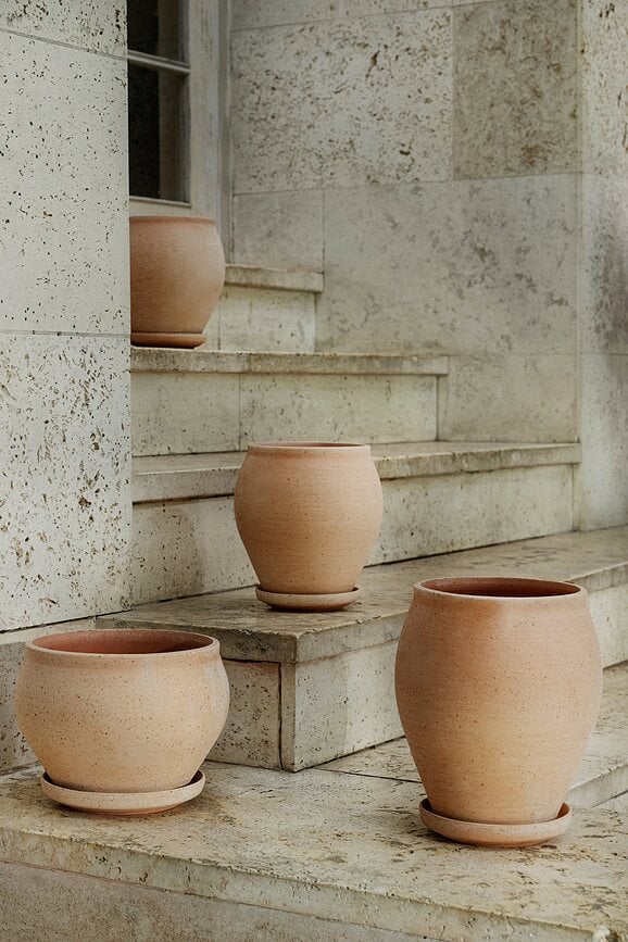 Delphi Tegla s podloškom 26 cm ružičasta