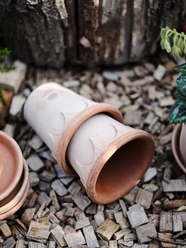 Elizabeth Cvetlični lonec s podstavkom, 12 cm, roza