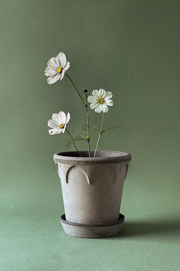 Elizabeth Lonec s podstavkom, 12 cm, siv