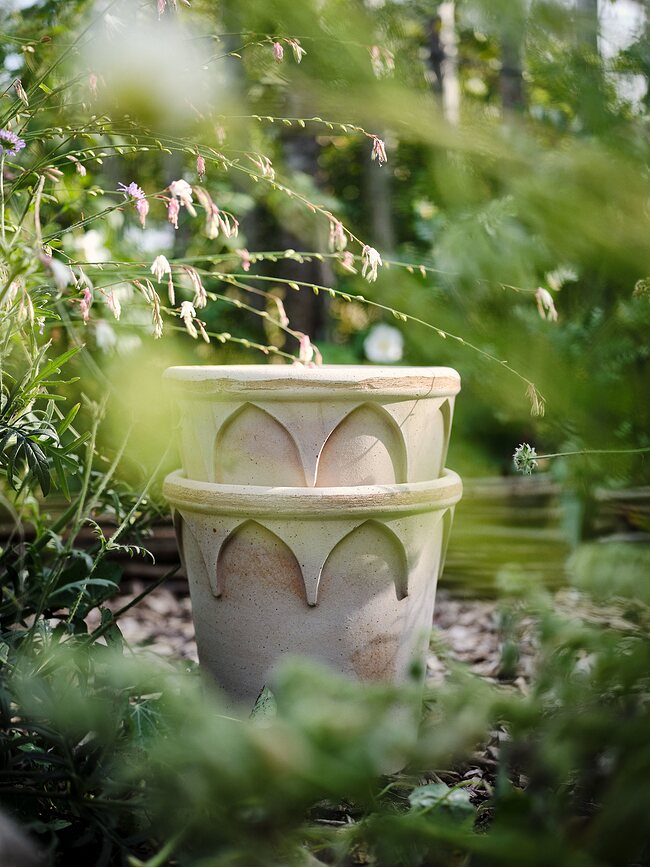 Elizabeth Pot de Fleurs avec soucoupe, 14 cm, rose