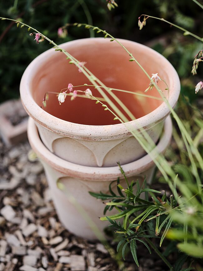 Elizabeth Pot de Fleurs avec soucoupe, 14 cm, rose
