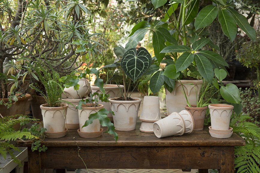 Elizabeth Tegla s podloškom 12 cm ružičasta