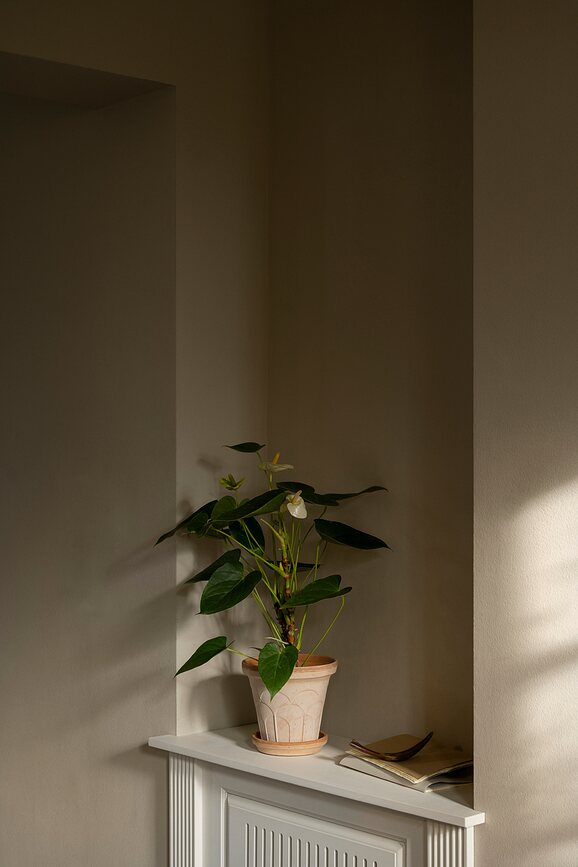 Fleur Γλάστρα με πιατάκι, 16 cm, ροζ