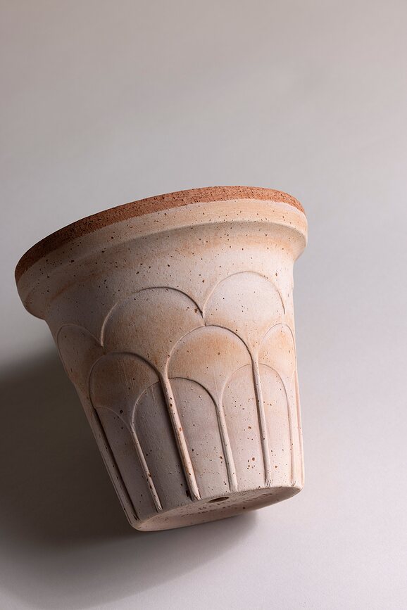 Fleur Pot de Fleurs avec soucoupe, 16 cm, rose