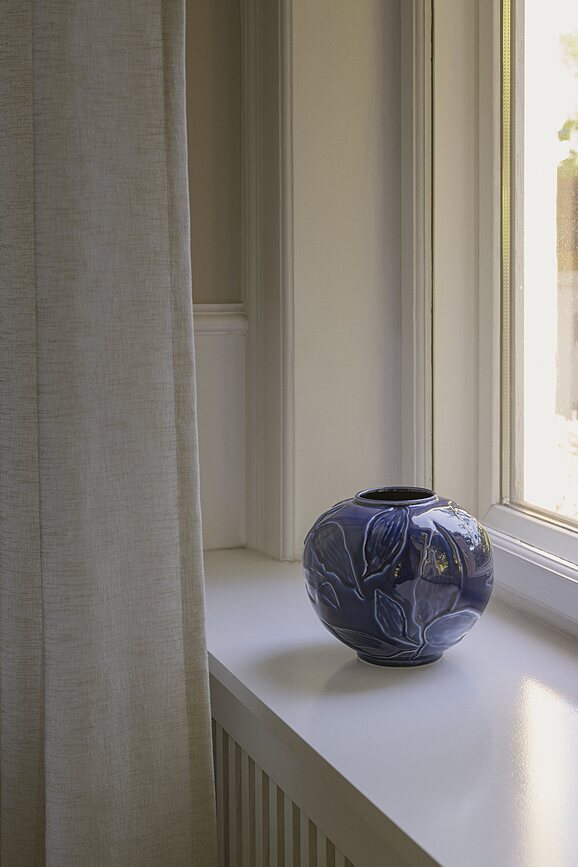 Florita Vase 30 cm, bleu