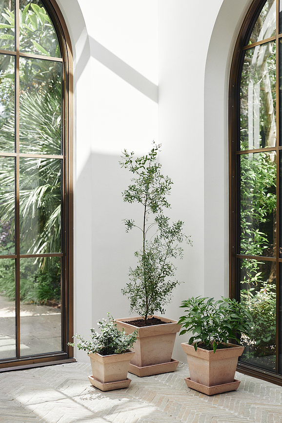 Gaia Tegla s podloškom 21 cm ružičasta