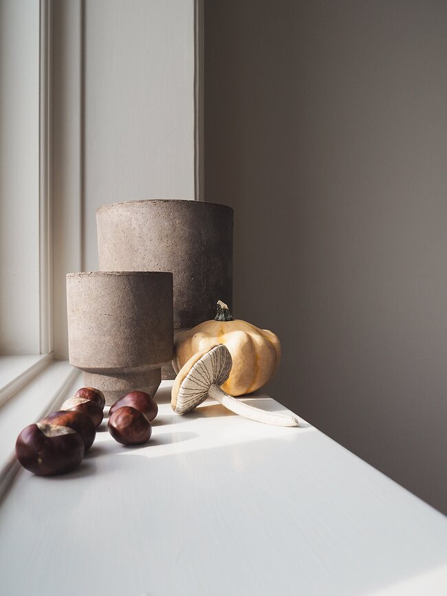 Hoff Γλάστρα, 8 cm, γκρι