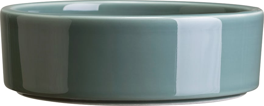 Hoff Soucoupe pour Pot de Fleurs émaillée, 21 cm, gris-bleu