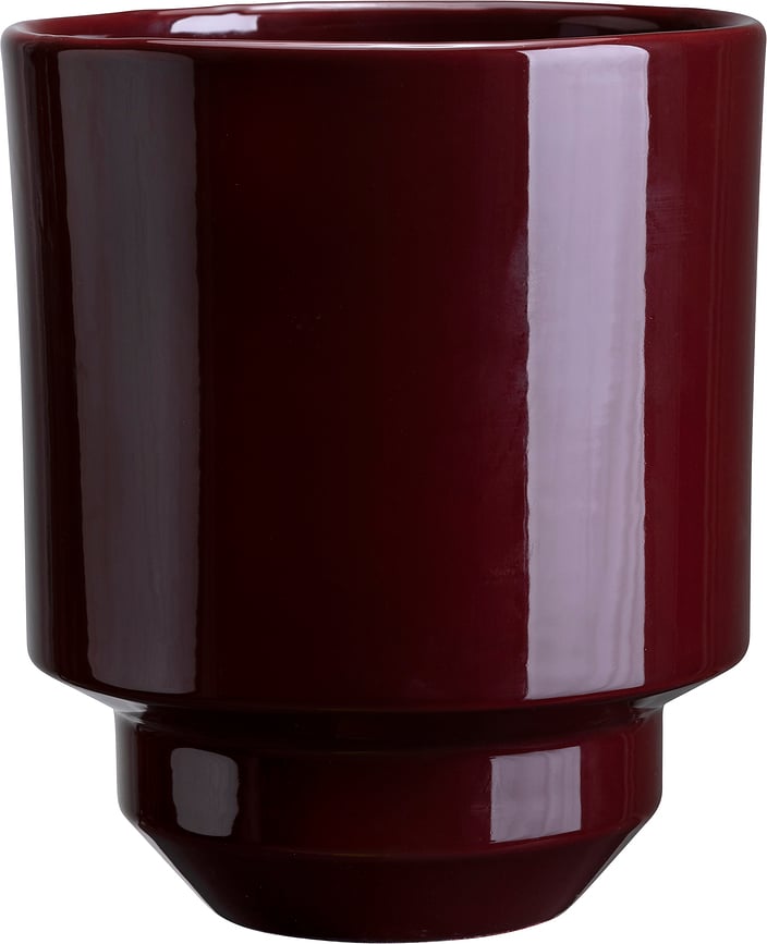 Hoff Ukrasna Posuda 14 cm burgundska glazirana